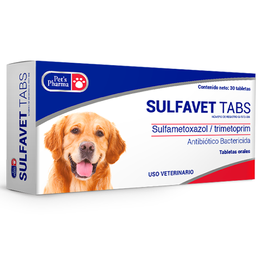 Sulfavet Tabs 30 Tabletas ( Sulfametoxazol - Trimetoprim )